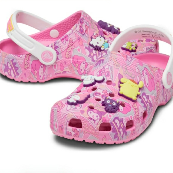 (New) Crocs Hello Kitty Clogs (W10/M8) - Picture 1 of 4